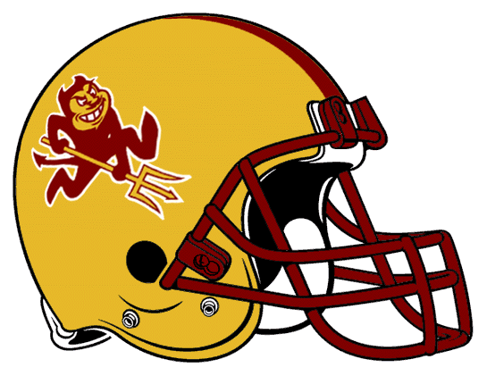 Arizona State Sun Devils 1996-2010 Helmet Logo iron on transfers for clothing